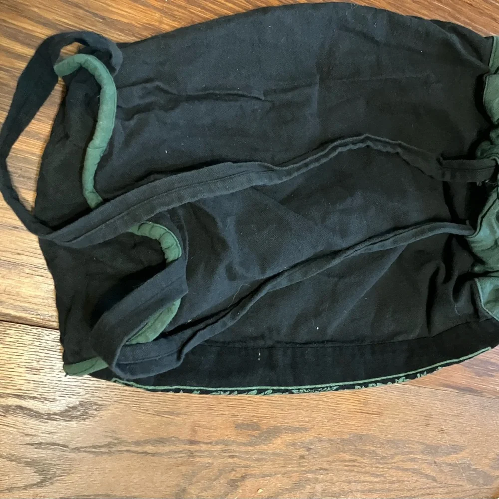 Tree Pattern 100% cotton Drawstring backpack - Picture 2 of 4